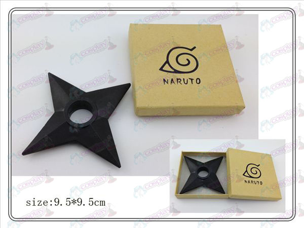 Naruto Shuriken classica scatola di plastica (nero)