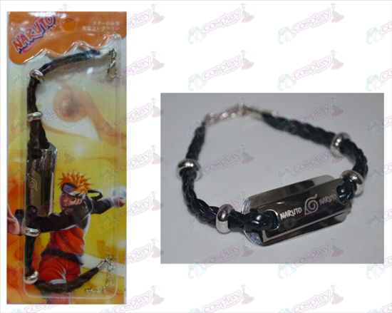 Naruto braccialetto di cuoio Shuangpai