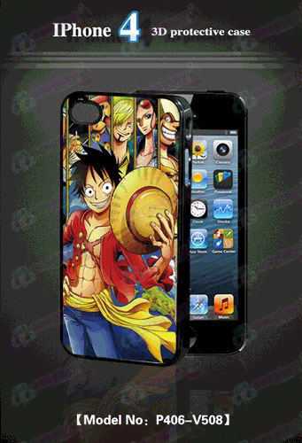 3D telefono mobile shell di Apple 4 One Piece Accessori-2
