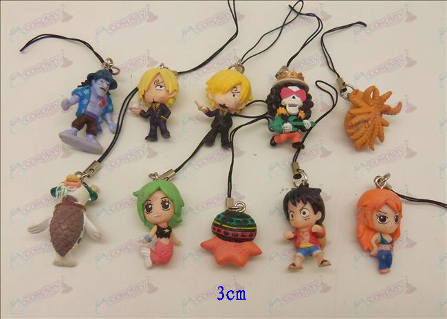 10 One Piece Accessori Doll (3 cm)