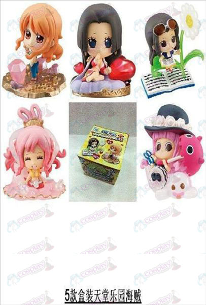 5 modelli in scatola paradiso One Piece Accessori