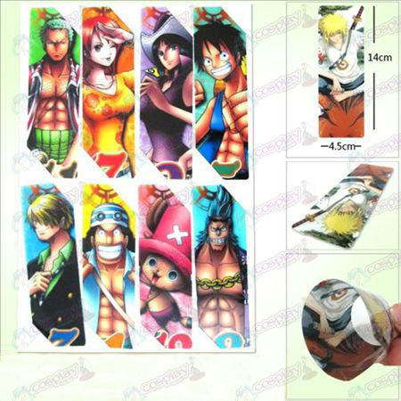 SQ010-One Piece Accessori anime grandi Segnalibri (versione 5 del prezzo)