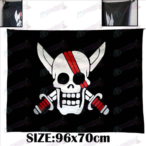One Piece Accessori commemorativa capelli rossi pirati bandiera pirata
