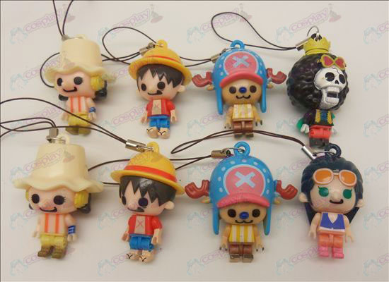 8 modelli One Piece Accessori Doll cinghia mobile (Usopp) mobile
