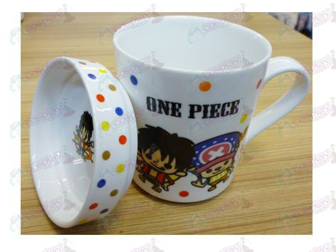 One Piece Accessori mosca e Joe posteriori due tazze in ceramica