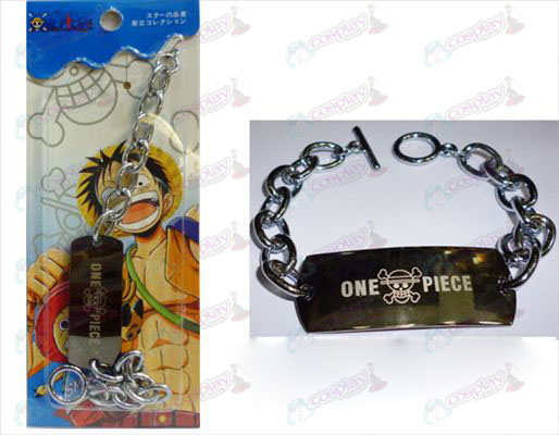 One Piece Accessori Big O parola braccialetto chain