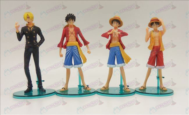 4 modelli Genuine One Piece Accessori base di bambola (14cm)