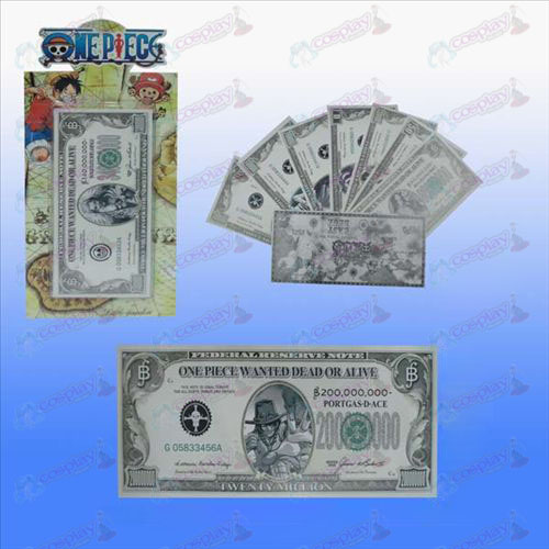 One Piece Accessori scheda installata banconote