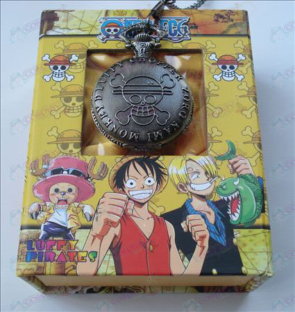 One Piece Accessori Pocket Watch + Card