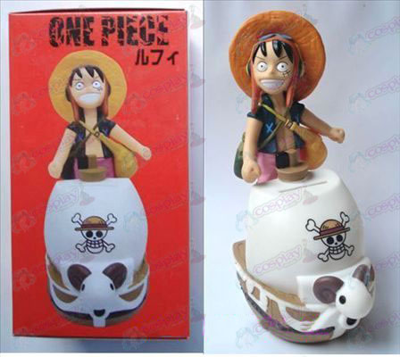 One Piece Accessori Rufy bambola pentola soldi (18 cm)
