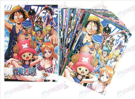 One Piece Accessori Cartoline + carta 1