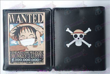 One Piece Luffy Accessori mandato portafogli in pelle (Jane)