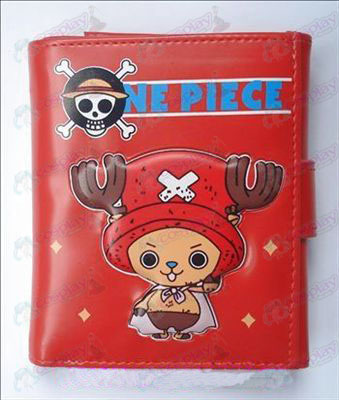 Q versione di One Piece Accessori Chopper massa Wallet (Red)