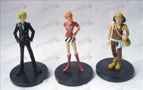 (3) One Piece Accessori base di bambola (11cm)