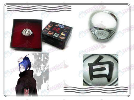 Edizione Naruto Xiao Organizzazione Ring Collector (Bianco)