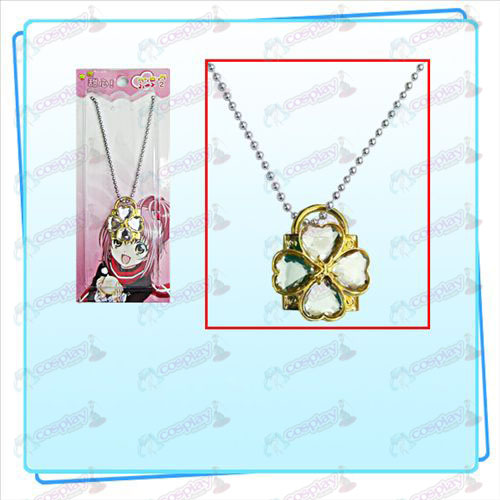 Shugo_Chara! Accessori collana della serratura (oro blocca diamante trasparente)