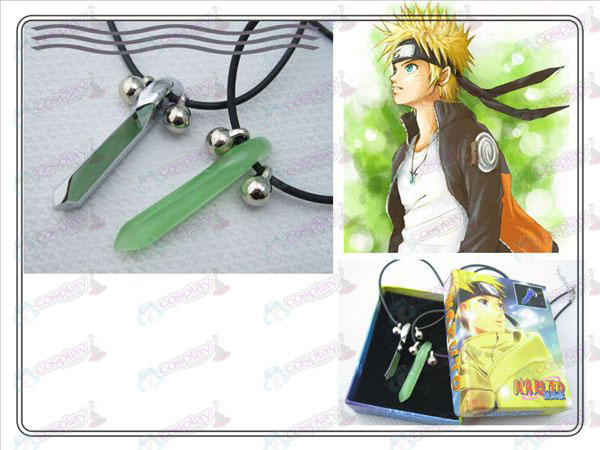 Naruto Naruto Yugen collana (verde + colore metallico)