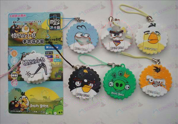 Angry Birds Accessori Card Reader (6 / set)