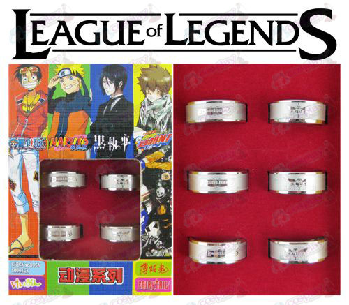 League of Legends Accessori Frosted Ring (6 / set)