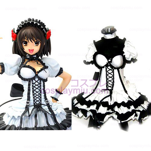 Haruhi Suzumiya Black Dress Lolita Costumi cosplay
