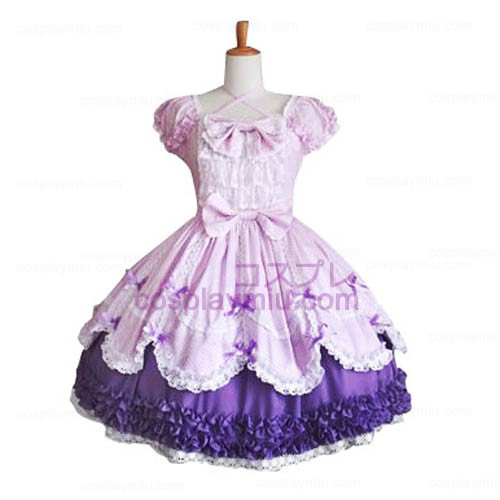 Manicotti di soffio Carino Sweet Lolita Cosplay Dress