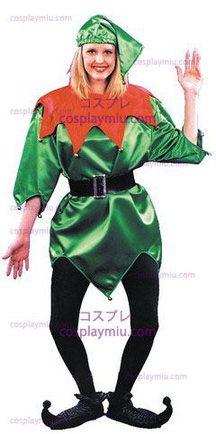Elf Costumi Verde W / Bells 1 S