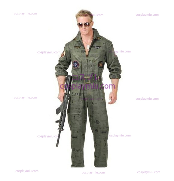 Top Gun Army Air Force Flight Suit Costumi di Halloween