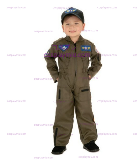 Kid Air Force Fighter Pilot Top Gun Costumi di Halloween