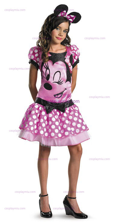Clubhouse Minnie Mouse Costumi Bambino Rosa
