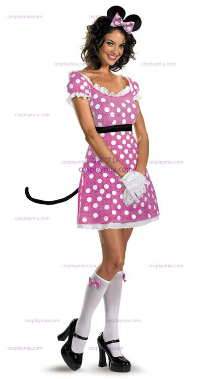 Disney Clubhouse Rosa Minnie Mouse Costumi Adult