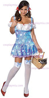 Auguri Wizard Secret Of Oz Sparkle Dorothy Costumi Adulto