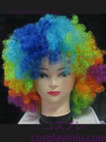 Parrucca di Halloween esplosivo colorato parrucche-Multi-colored del pagliaccio