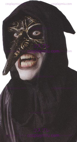 Veneziana Raven Black Mask