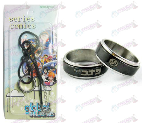 Conan 16 anniversario nere di acciaio trasportatore anelli collane - Rope