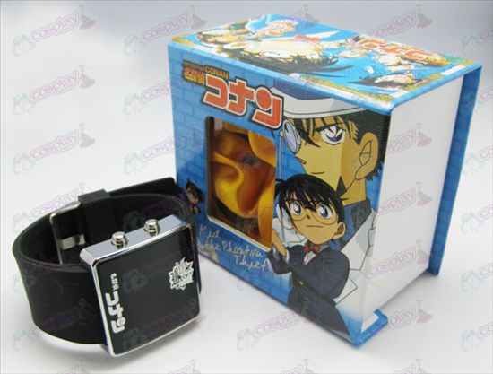 Conan 15 ° anniversario del LED orologio sportivo - cinturino nero