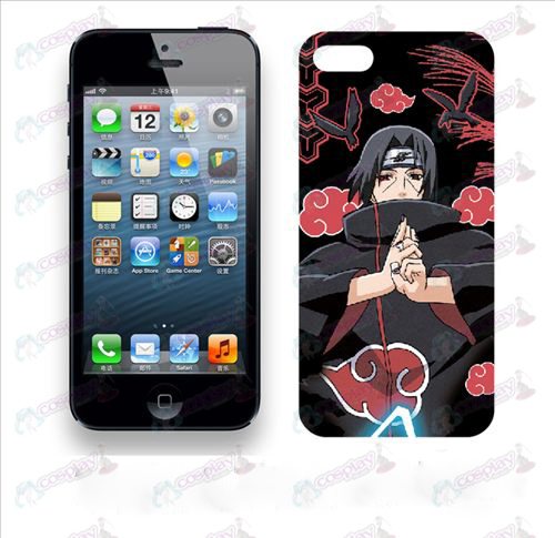 Di Apple iPhone5 telefono serbatoio 006 (Naruto Nuvola Rossa)