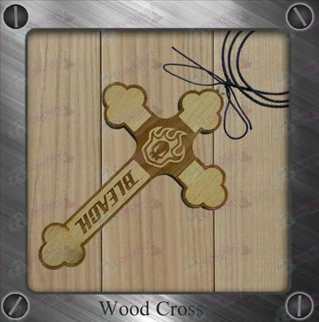 Bleach Accessori-vuota cartello collana croce di legno