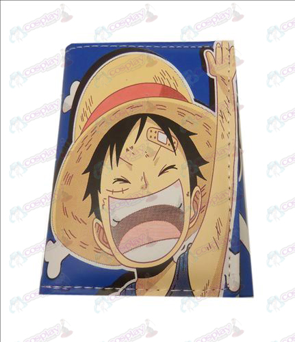 One Piece Accessori Fold Wallet pelle