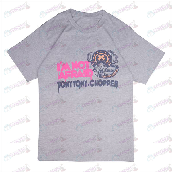 One Piece Chopper Accessori T-shirt (grigio)