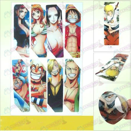 SQ013-One Piece Accessori anime grandi Segnalibri (versione 5 del prezzo)