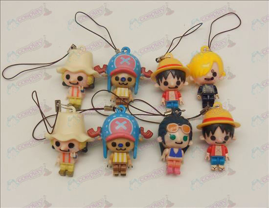 8 modelli One Piece Accessori Doll cinghia mobile (tre di governance) mobile