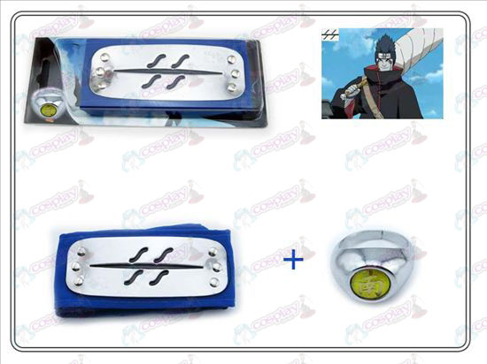 Edizione Naruto ribelle nebbia blu fascia + Nan Zi Ring Collector