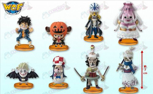 32 per conto di otto One Piece Accessori bambola culla (risposte di Halloween) Box