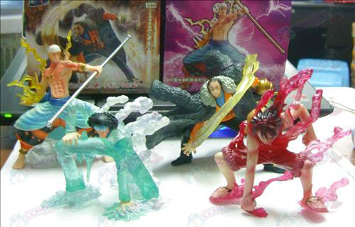 Generazione 4 modelli secondo One Piece Accessori scena bambola 8-12cm