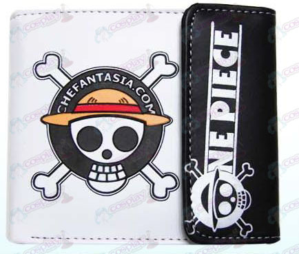 One Piece Accessori Skull Snaps portafoglio nuovo