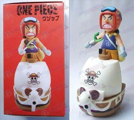 One Piece Accessori Usopp Doll pentola soldi (16cm)