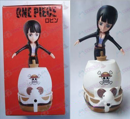 One Piece Accessori Robin bambola pentola soldi (10cm)