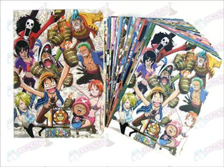 One Piece Accessori Cartoline + scheda 2