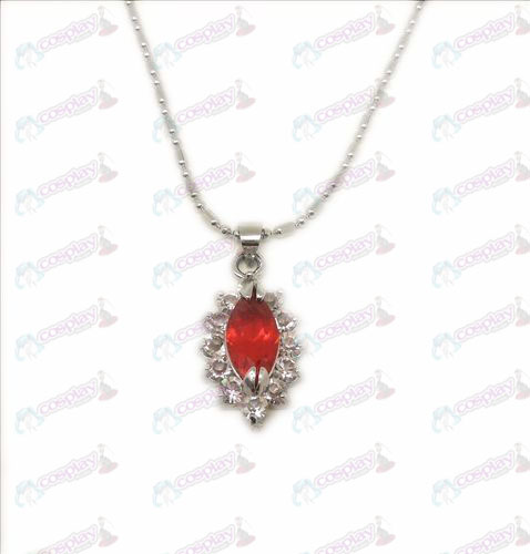 D Blister Black Butler accessori collana di diamanti (Red)