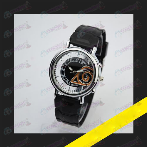 Embossed orologio scheletro - Naruto Konoha marchio